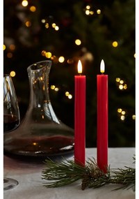 LED sviečky v súprave 2 ks na baterky (výška 22 cm) Sille – Sirius