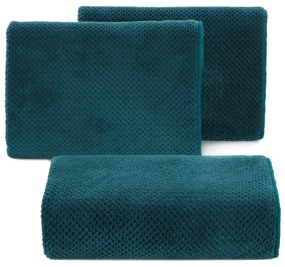 RÝCHLOSCHNÚCI UTERÁK Z MIKROVLÁKNA ZOE1 SADA 3KS 70X140 CM TMAVOZELENÁ
