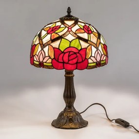 Brilagi - Tiffany vitrážová stolná lampa GARLAN 1xE27/40W/230V
