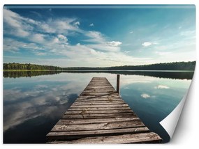 Fototapeta, Lávka Jezero Les - 250x175 cm