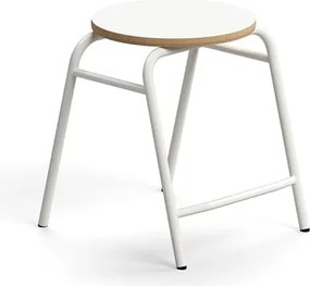 Stolička ALTUS, výška 440 mm, biela