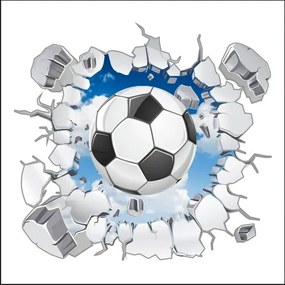 Originálna nálepka pre chlapca futbalistu 100 x 100 cm