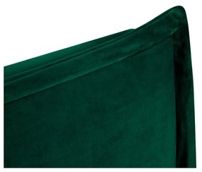 Tmavozelené čelo postele 160x120 cm Monica – Milo Casa