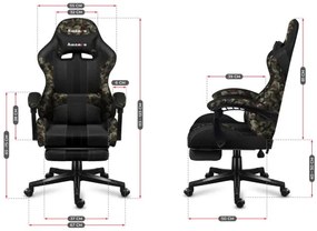 Herná stolička Force - 4.7 Camo Mesh