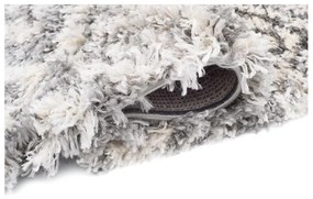 Kusový koberec shaggy Acama sivý atyp 60x200cm
