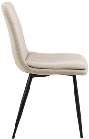 Krémová jedálenská stolička Becca – Actona