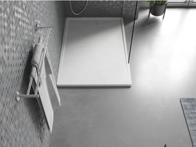 Mexen Amon, SMC obdĺžniková sprchová vanička 130 x 70 cm, biela, 4F107013