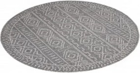 Koberec ARRUBA 4917 sivý kruh
