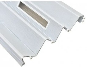 Skladacie dvere 005S biely dub matný 80 cm