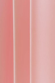 Ružový záves s riasiacou páskou OXFORD 140x250 cm Zavesenie: Kovové krúžky