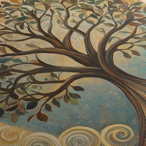 Obraz – Strom života a špirály (90x60 cm)