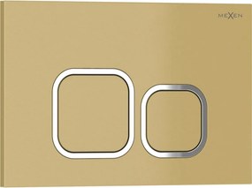Mexen Tex 03 splachovacie tlačidlo, zlaté - 6103-06