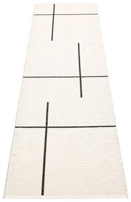 Čierny vnútorný a vonkajší behúň 70x270 cm Fred Black – Pappelina