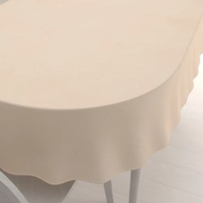 Biante Teflónový oválny obrus TF-109 Svetlo krémový 60x100 cm