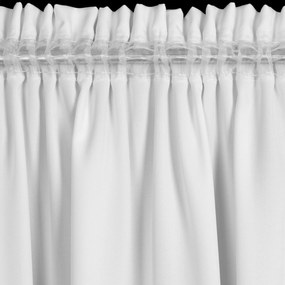 ZÁVES NA PÁSKE RITA 140X270 CM BIELA