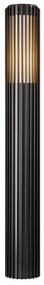 Nordlux Černý záhradný stĺpik Aludra 95 Seaside pre žiarovku E27 95cm 2118038203