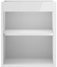 Mexen Box-A, závesná skrinka 40 cm, biela lesklá, 91AX1-0400-470-1-00