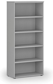 Kancelársky regál PRIMO GRAY, 800 x 420 x 1781 mm, sivá