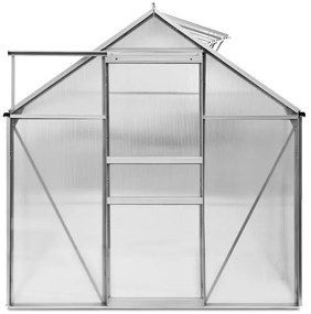 Skleník GWH04/2  ​​4,75m² 7,6m³  + 2 vetracie okná + základňa