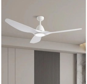 ZEVENTI - LED stropný ventilátor URBINO LED/20W/230V Wi-Fi Tuya biela + diaľkový ovládač