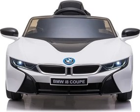 LEAN CARS Elektrické autíčko BMW i8 Coupé, biele