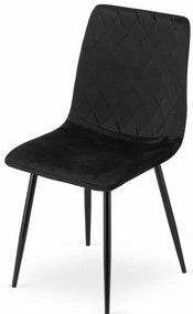 Set dvoch jedálenských stoličiek TURIN - čierne (2ks)