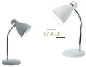 ACA DECOR Retro stolná lampa Maui, šedá farba
