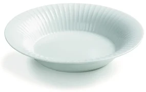 Biely porcelánový polievkový tanier Kähler Design Hammershoi, ⌀ 21 cm