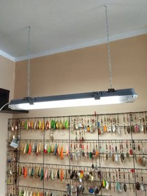8x Hermetické svietidlo 120 cm - LED lampa a LED žiarivky do garáže a dielne
