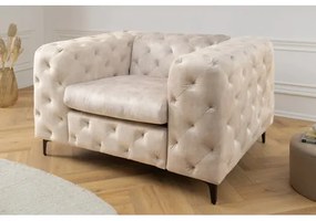 Kreslo 45985 Modern Barock Zamat Champagner - Komfort-nábytok