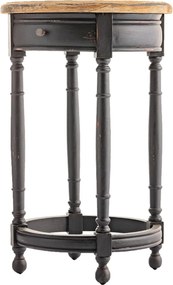 Stolik Margaret 45x72 black&amp;natural
