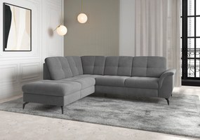 XXXLutz ROHOVÁ SEDAČKA, textil, sivá Sit & More - Sedačky - 00014401332K