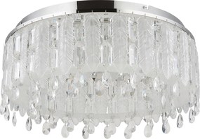 XXXLutz STROPNÉ LED SVIETIDLO, 58,5/26,5 cm - Interiérové svietidlá - 004558002302