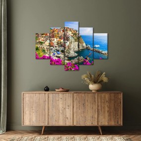 Obraz - Talianska dedinka Manarola (150x105 cm)