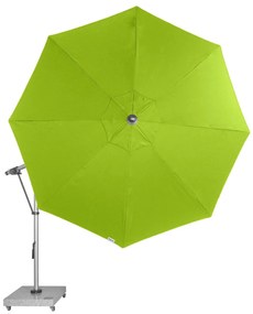Doppler EXPERT 350P – záhradný slnečník s bočnou tyčou světle zelený (kód farby T841), 100 % polyester