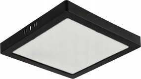 LED stropné svietidlo na povrchovú montáž 24W 2640lm 4000K Čierny štvorec