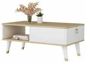 Konferenčný stolík Delux Sapphire Oak and White