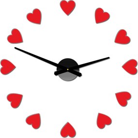 SENTOP | Veľké nástenné hodiny s motívom srdca I SENTOP 12S051 Wall clock HEU- analógové