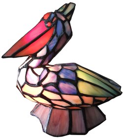 Stolná lampa Tiffany Bird - 24*19*31 cm