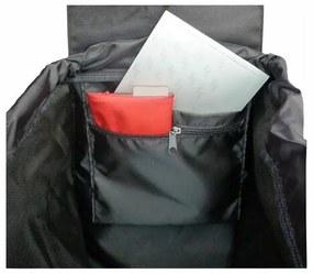 Rolser Nákupná taška na kolieskach I-Max Chiara 2, čierno-oranžová