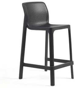NET STOOL MINI záhradná barová stolička bez podrúčok tortora