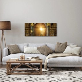Obraz - Brána v lese (120x50 cm)