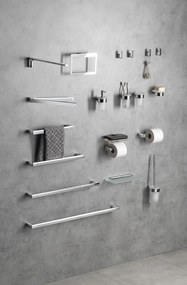 Gedy Gedy, PIRENEI WC kefa závesna, mliečne sklo, zlato, PI330387