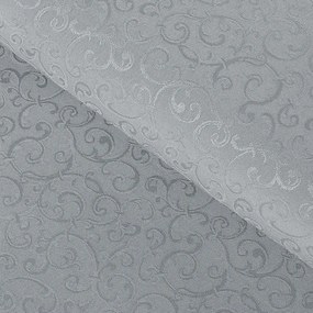 Biante Dekoračný záves TF-086 Ornamenty na sivom 150x170 cm