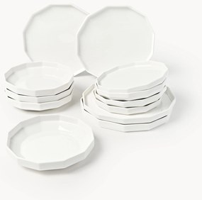 Porcelánová súprava riadu Angoli, 4 osoby (12 dielov)