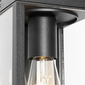 Priemyselná vonkajšia nástenná lampa čierna IP44 - Charlois