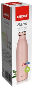 Banquet Termoska nehrdz. SANS 750 ml, lososová