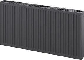 Mexen, panelový radiátor Mexen C22 600 x 600 mm, bočné pripojenie, 992 W, antracit - W422-060-060-66