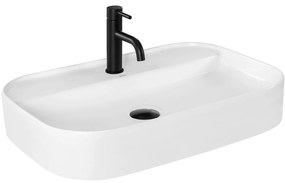 Rea Verona, umývadlo na dosku 650x440x120mm, biela lesklá, REA-U3325
