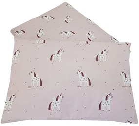 EKO - Obliečky bavlnené mušelínové do postieľky UNICORN 2-dielne